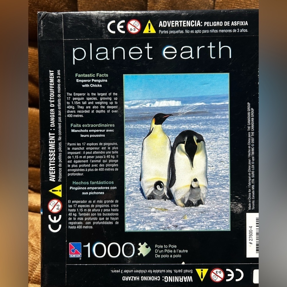 ☀️NWT-BBC Planet Earth 1000 Piece Puzzle Never opened! - Picture 5 of 7